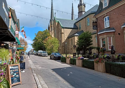 シャーロットタウンの街並み