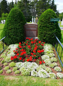 ルーシーモード・モンゴメリの墓地