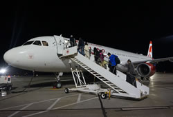 エアカナダルージュ機影