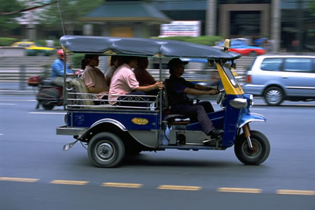 バンコクのトゥクトゥクタクシー